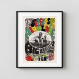 Jefferson Airplane 1966 "a Tribal Stomp" Poster
