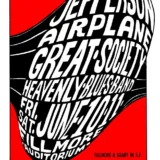 Jefferson Airplane 1966 Fillmore Concert Poster