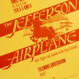Jefferson Airplane 1966 Fillmore Concert Poster - Design 2