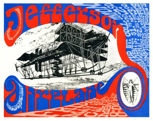 Jefferson Airplane 1967 Cal Poly San Luis Obispo Concert Poster