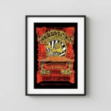 Jefferson Airplane 1968 Fillmore West Concert Poster