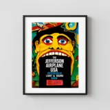Jefferson Airplane 1968 Hamburg, Germany Gunther Kieser Concert Poster
