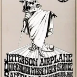 Jefferson Airplane 1970 Grateful Dead Benefit Concert Poster
