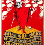 Jefferson Airplane "a Benefit for the Grateful Dead" Concert Poster