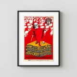 Jefferson Airplane "a Benefit for the Grateful Dead" Concert Poster