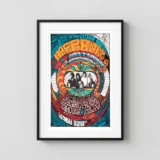 Jefferson Airplane, Buffalo Springfield 1967 Minneapolis, MN Concert Poster