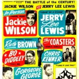 Jerry Lee Lewis, Jackie Wilson 1961 "Battle of the Century" Globe Concert Poster