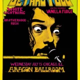 Jethro Tull 1970 Aragon Ballroom, Chicago Colorful Concert Poster