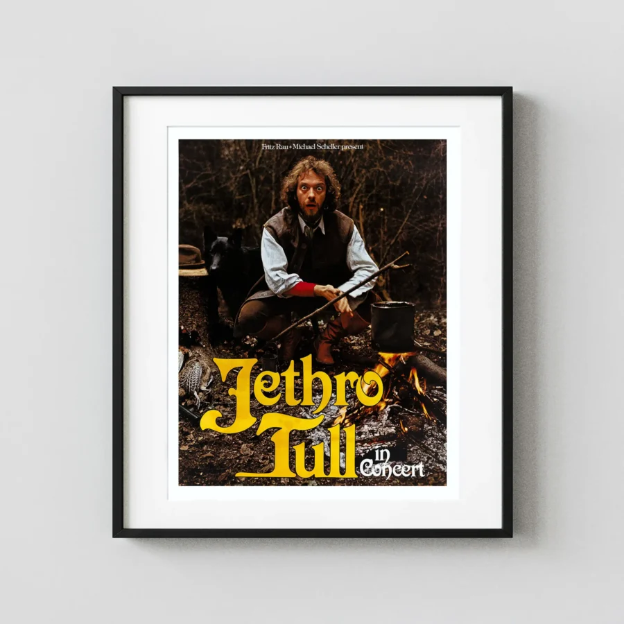 Jethro Tull 1977 Munich, Germany Concert Poster