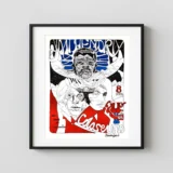 Jimi Hendrix Experience 1968 Davenport, IA "the Death of Concert Poster