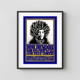 Jimi Hendrix Experience 1968 L.A. Shrine Auditorium Concert Poster