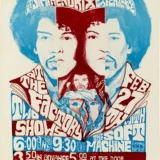 Jimi Hendrix Experience 1968 Madison, WI Concert Poster