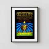 Jimi Hendrix Experience 1968 Winterland Concert Poster