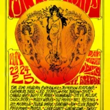 Jimi Hendrix, Led Zeppelin 1969 Northern California Poster - Alternate Design