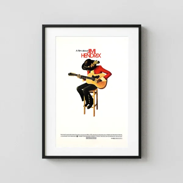 Jimi Hendrix (Warner Bros., 1973) Music Poster