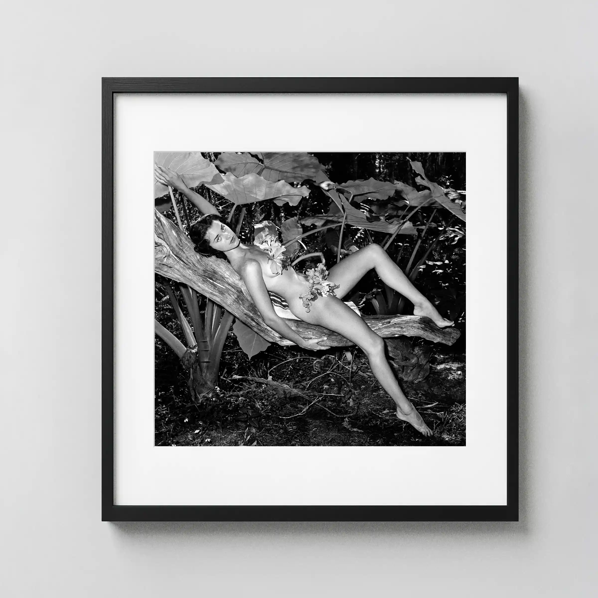 Joan Rawlings 1950 Nude displayed as a framed wall mockup