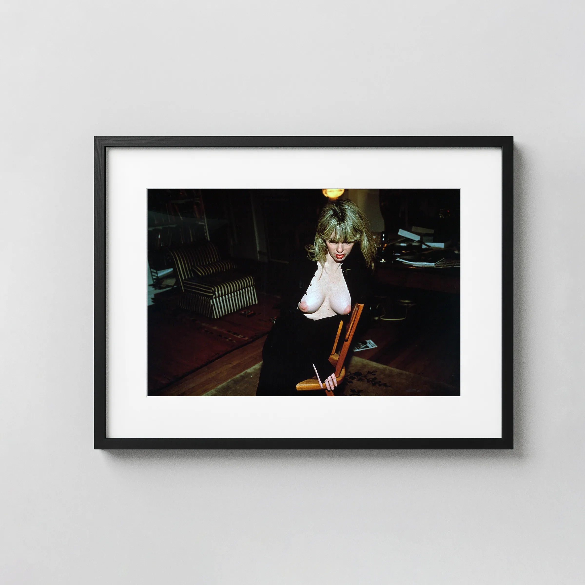 Joey With Her New Breasts New York City 1999 Nude displayed as a framed wall mockup