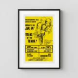 John Coltrane 1966 Philharmonic Hall, New York Concert Poster