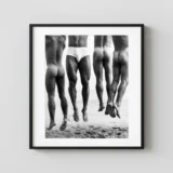 Jump Paradise Cove 1987 Nude Photography Print