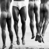 Jump Paradise Cove 1987 Nude Photography Print