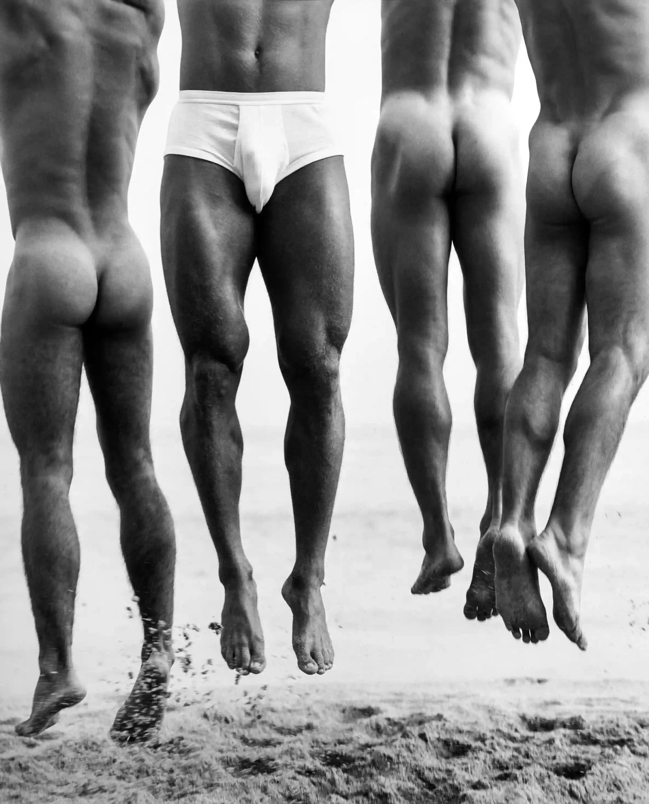 Jump Paradise Cove 1987 Nude Photography Print