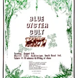 KISS, Blue ÖYster Cult 1974 South Bend, IN Concert Poster