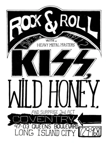 KISS Concert Poster 1973