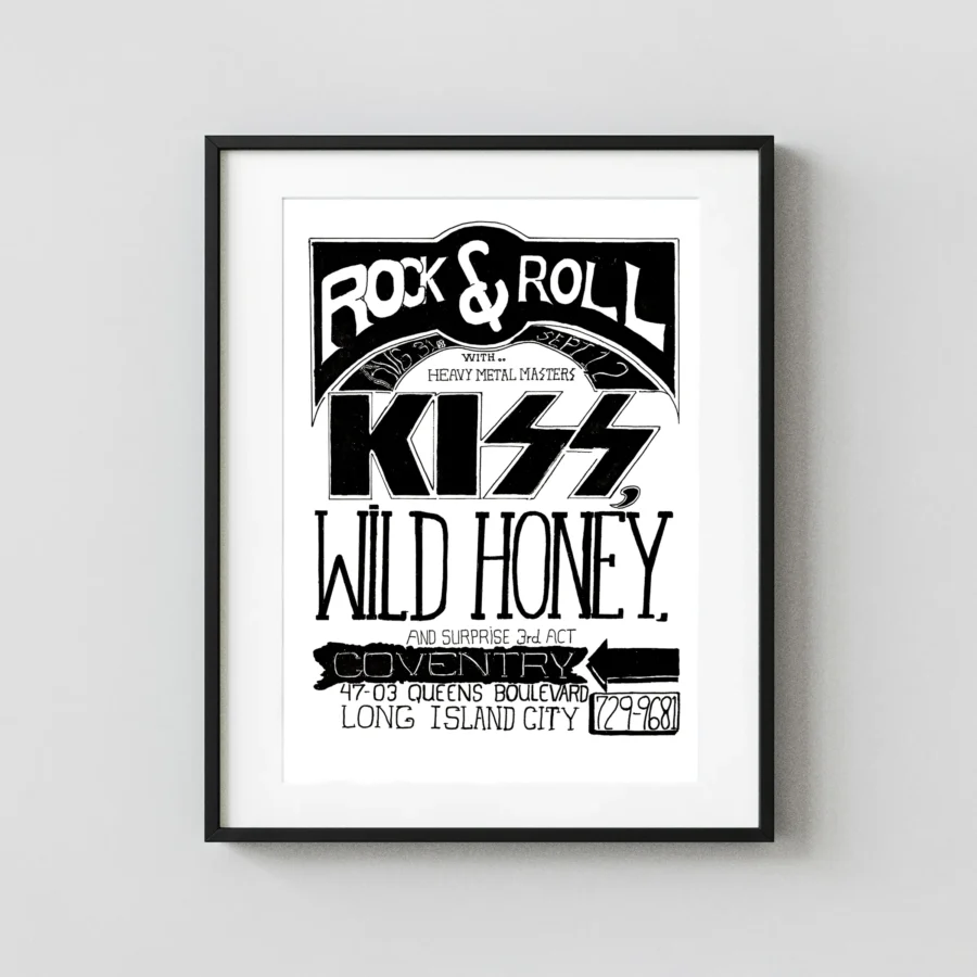 KISS Concert Poster 1973