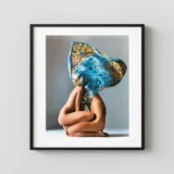 Kara Young and Reinaldo Versace Fashion Study 1995 Nude Photography Print