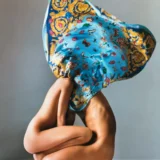 Kara Young and Reinaldo Versace Fashion Study 1995 Nude Photography Print