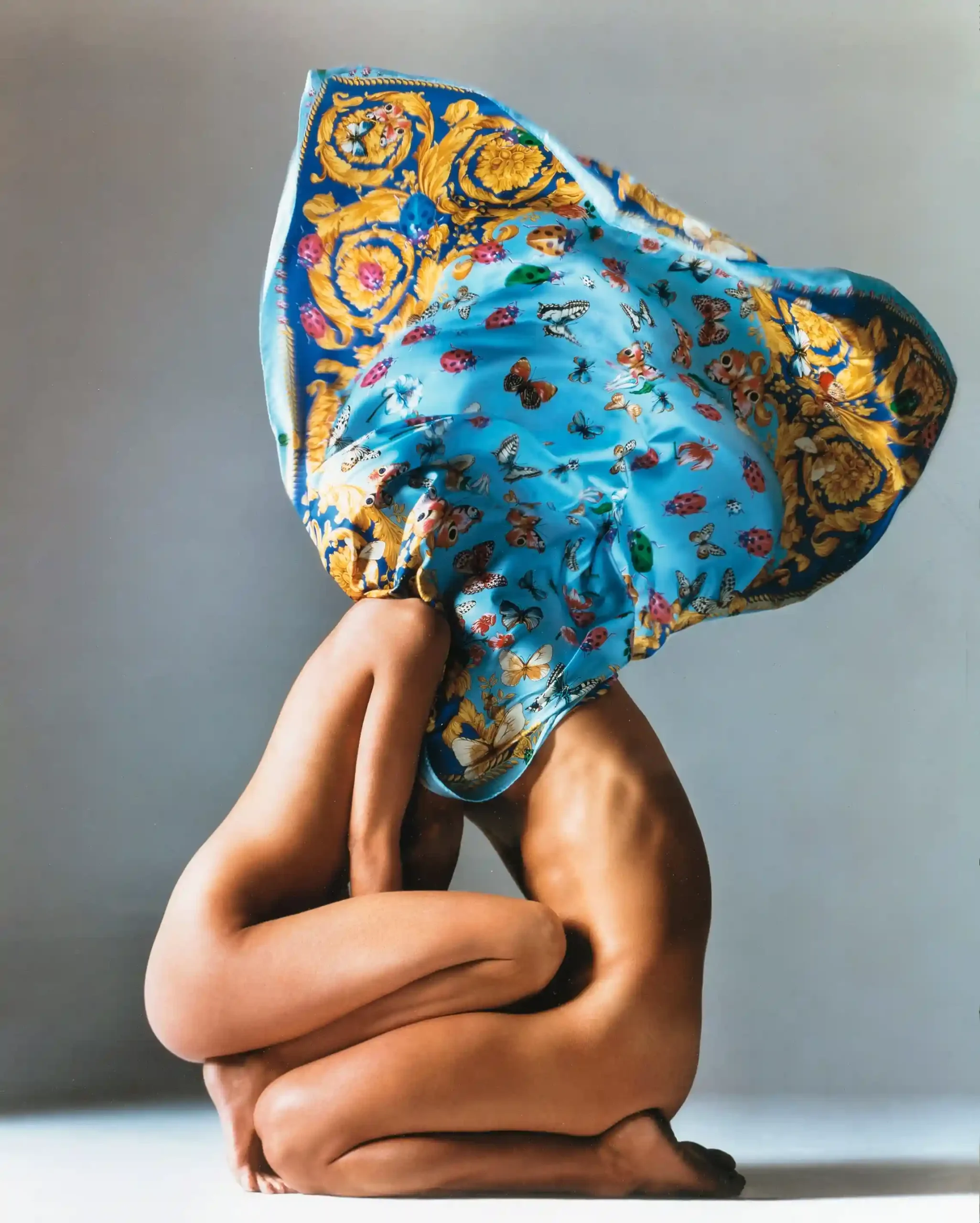 Kara Young and Reinaldo Versace Fashion Study 1995 Nude Photography Print
