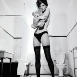 Kate Moss With Teddy Bear II 1991 Nude Photography Print