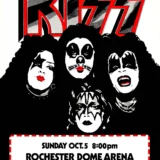 Kiss 1975 Rochester, NY "Alive!" Tour Concert Poster