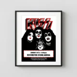 Kiss 1975 Rochester, NY "Alive!" Tour Concert Poster