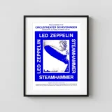 Led Zeppelin 1969 the Hague, Netherlands Large Concert Poster