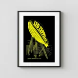 Led Zeppelin 1971 Locarno Ballroom, Coventry, England Concert Poster