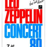 Led Zeppelin 1980 Berlin, Germany Last-Show-Ever Concert Poster