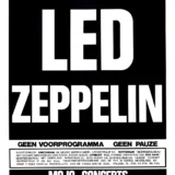 Led Zeppelin 1980 Rotterdam, Netherlands Large Concert Poster