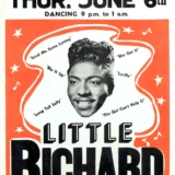 Little Richard 1957 Portland, Oregon Day-Glo Concert Poster
