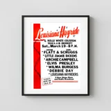 Louisiana Hayride Placard for a March 19, 1955 Music Poster