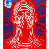 MC5 1966 Grande Ballroom, Detroit "Zebra Man" Concert Poster