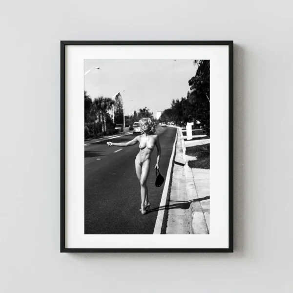 Madonna Hitching 1992 Nude Photography Print