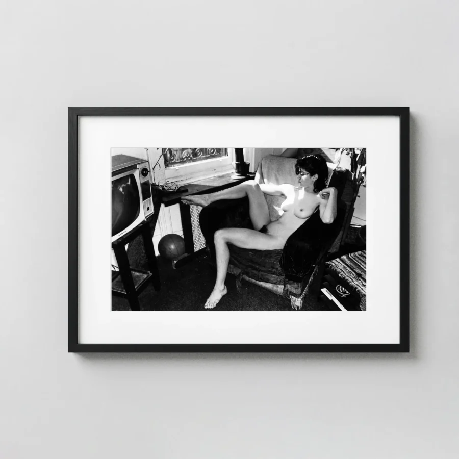 Madonna Nude 1979 View 2 displayed as a framed wall mockup