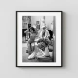 Matisse Drawing with Model, Paris 1939 Nude Photography Print