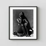 Maudelle Bass Seated Portrait 1930 Nude Photography Print