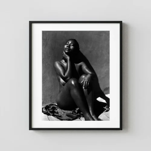 Maudelle Bass Seated Portrait 1930 Nude Photography Print