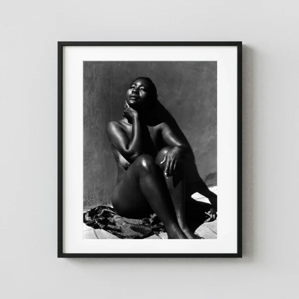 Maudelle Bass Seated Portrait 1930 Nude Photography Print
