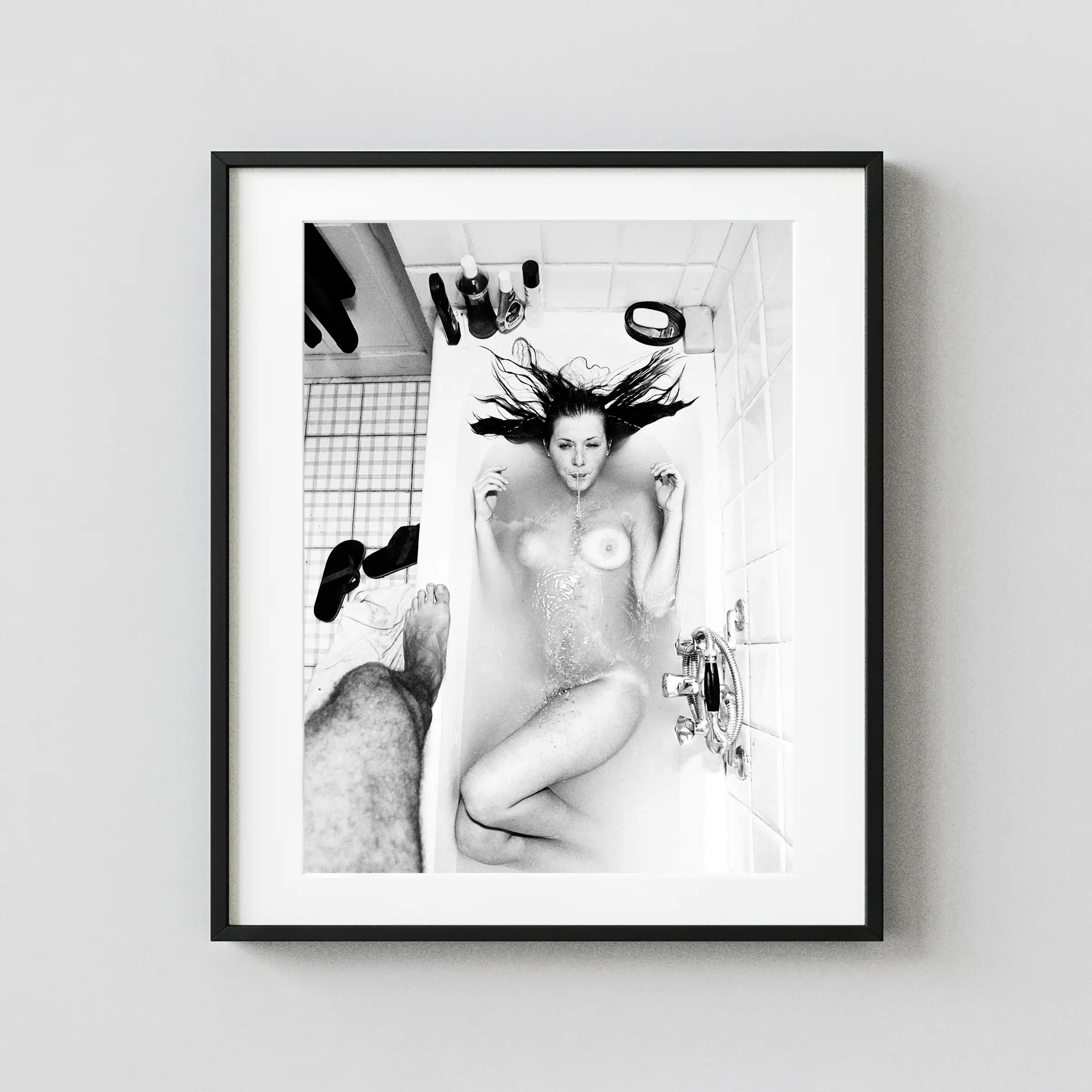 Medusa Rome 1980 Nude displayed as a framed wall mockup