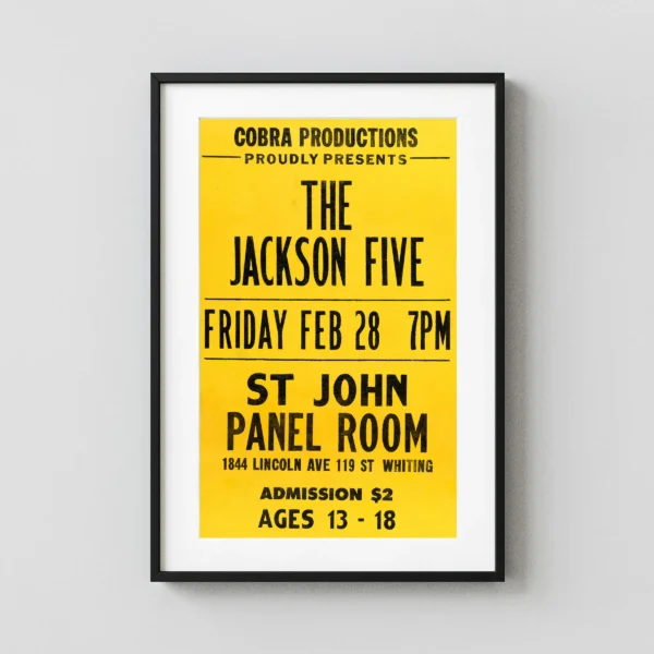 Michael Jackson, Jackson Five 1969 Concert Poster