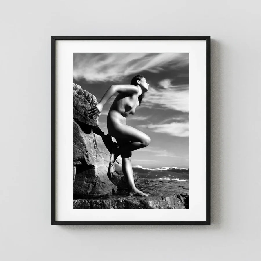 Modernist Nude 1960 displayed as a framed wall mockup